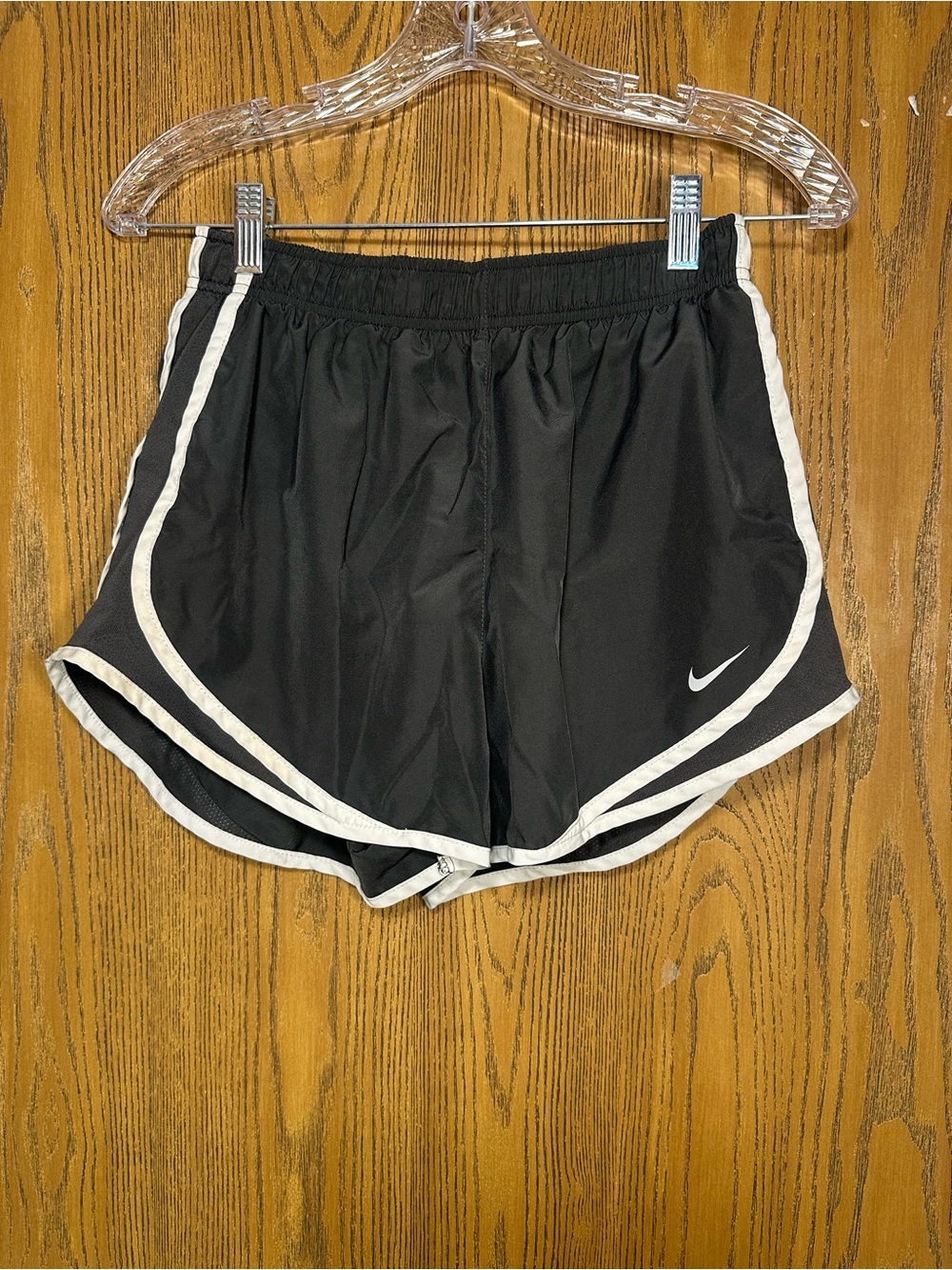 Nike Women’s Grey Athletic Shorts with White Trim